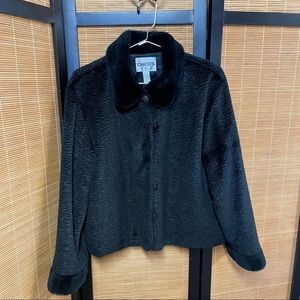 Stunning faux fur accents